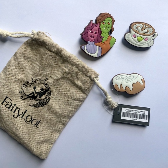 Fairyloot Legends & Lattes (croc) charms - Picture 2 of 5